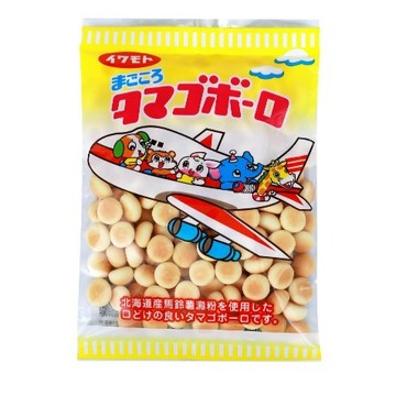 【無國界雜貨舖】日本 岩本製菓 卵黃蛋酥 馬鈴薯 嬰兒小蛋酥 嬰幼兒餅乾 寶寶零食 日本小饅頭