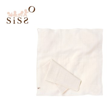 【SISSO有機棉】有機棉二重織舒棉紗布手帕巾(二入)