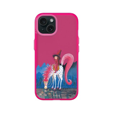 iPhone 15 Clear 粉漾桃 - 幾米 Jimmy Liao - 我的錯都是大人的錯-紅帽女孩