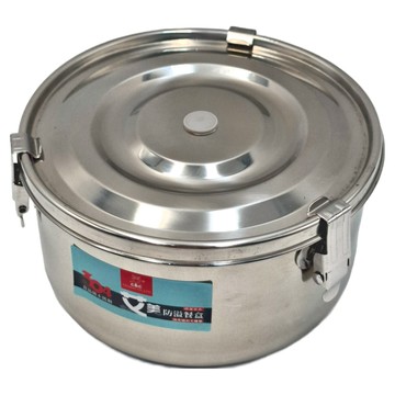 c&c 正304艾美防溢餐盒  16cm  #304不鏽鋼+食品級矽膠  1個