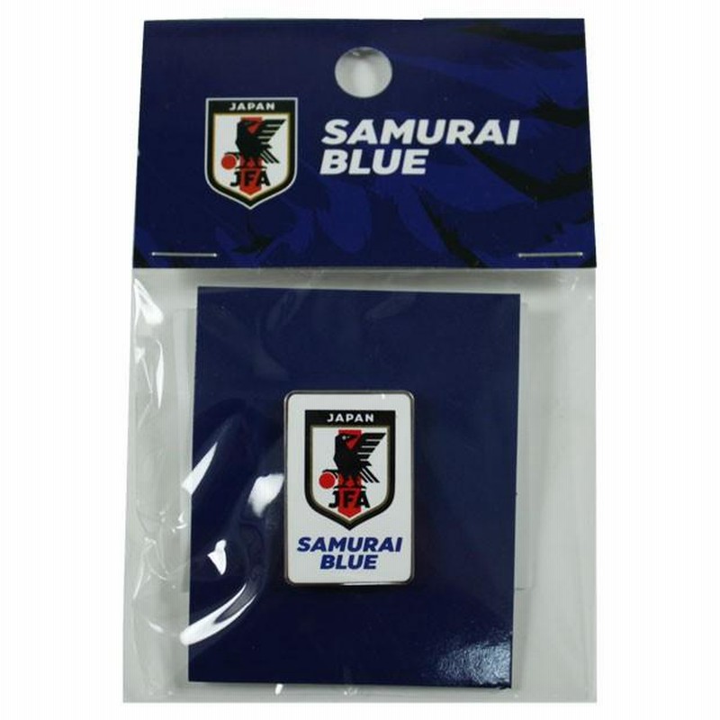 日本代表 ピンバッジ SAMURAI BLUE サッカー日本代表アクセサリーoo