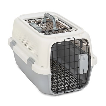 Ding Dong Pet 粉彩寵物外出籠  1組  M  灰色