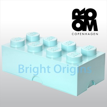 丹麥 room copenhagen 樂高 lego 8格收納盒-水藍(40040642)