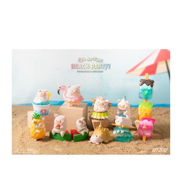 TOYZEROPLUS 罐頭豬LULU 陽光派對系列盲盒手辦公仔盒玩 (單入隨機出貨)