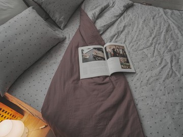 微甜櫻桃 二層紗 床包兩用被組 100%純棉 台灣製【超取限一組】