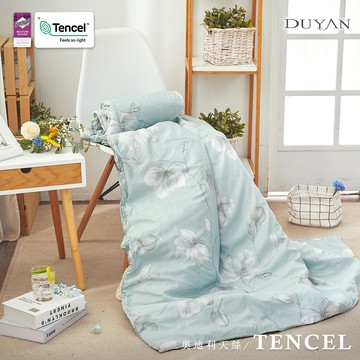 【DUYAN 竹漾】Cool-Fi 奧地利天絲涼被 / 淺青花語 台灣製
