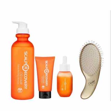 【Olivia Garden】洗髮精1000ml+冰鎮護理素180ml+青春露50ml+神聖非凡女神髮梳DV-1)(女王節DM商品)