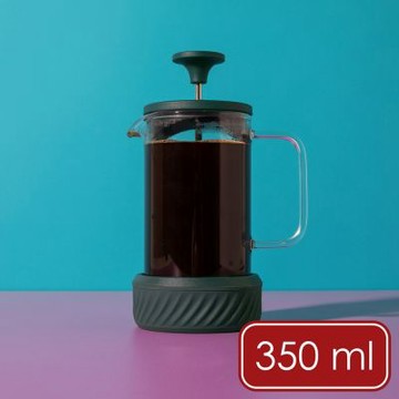 《La Cafetiere》英國 Zero法式濾壓壺(墨綠350ml) | 泡茶器 冷泡壺 沖茶器 法壓壺 法式咖啡壺