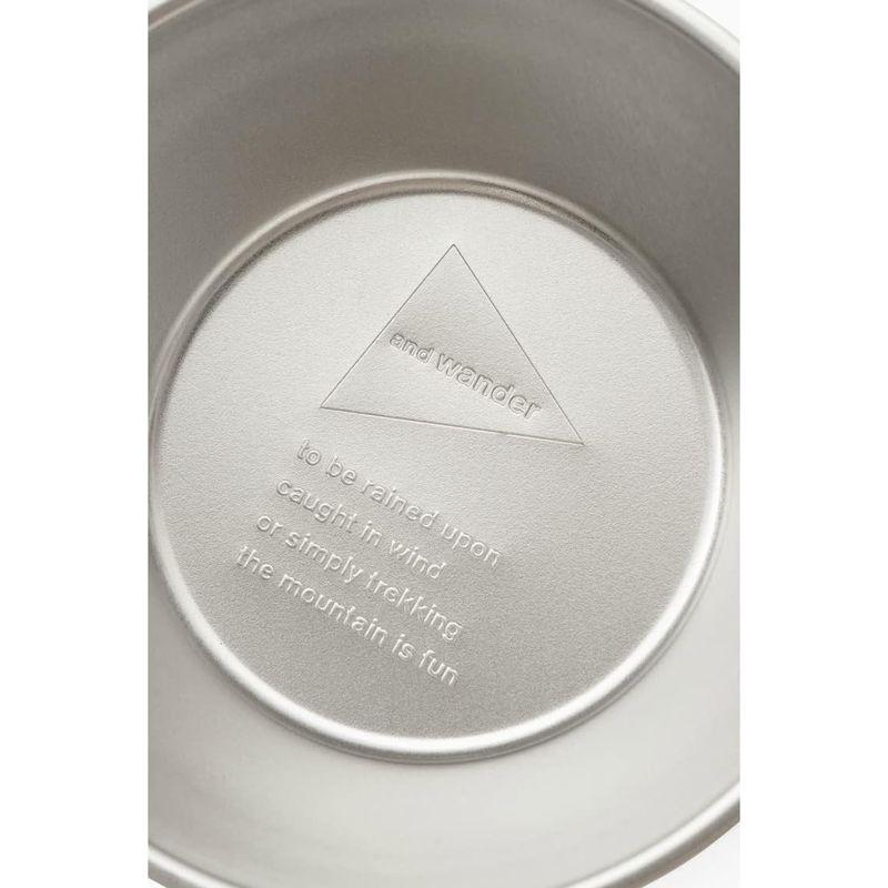 アンドワンダー 食器 シェラカップ sierra cup 5742977199 silver silver F