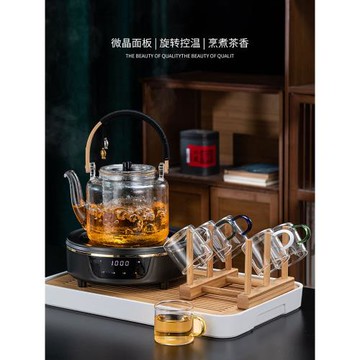 煮茶壺玻璃煮茶器電陶爐煮茶爐家用燒水泡茶壺大容量功夫茶具套裝