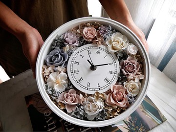 花藝時鐘 花時計 日本品牌時鐘