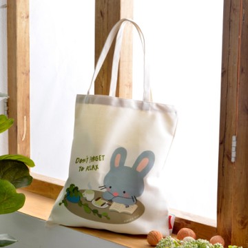 義大利Fancy Belle X Mandie Kuo 休憩時刻 帆布購物袋