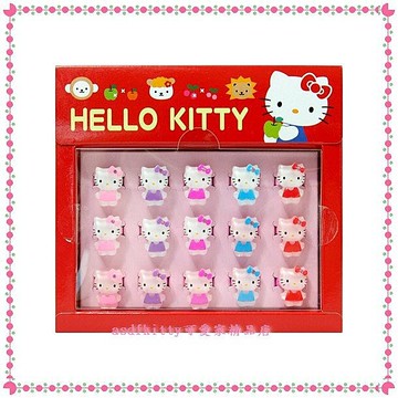 asdfkitty*kitty透明全身造型兒童戒指-分售-戒圍可活動-韓國版正版商品韓國製