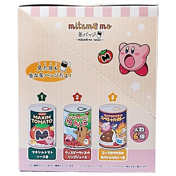 Nintendo 任天堂 卡比罐頭別針  1盒