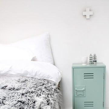 HK LIVING 牆面造型掛勾/蘋果木荷蘭  尺寸 W12 H12 D4cm  螺絲釘安裝  顏色白色  芒果木荷蘭  1個