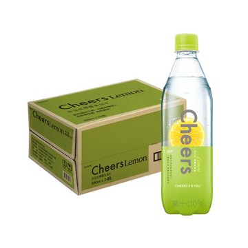 泰山 Cheers Lemon檸檬氣泡水 590ml(24入/箱)