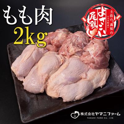 ふるさと納税 大月町 よさこい尾鶏 もも肉2kg