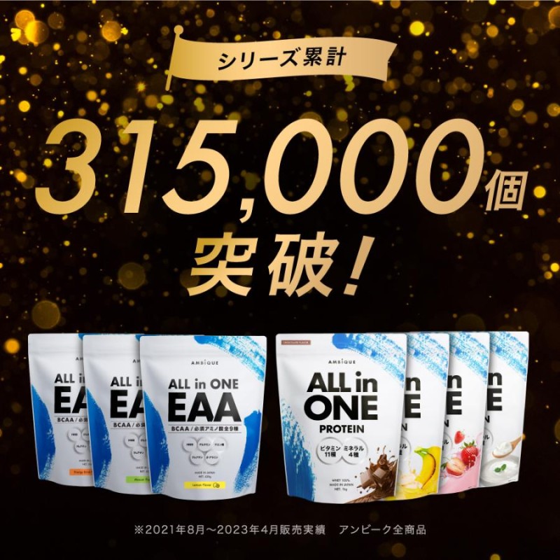 アンビーク EAA オールインワン 620g BCAA 2個セット アミノ酸 サプリ