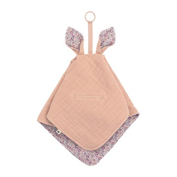 丹麥BIBS - Liberty CuddleCloth 袋鼠安撫巾-Eloise腮紅