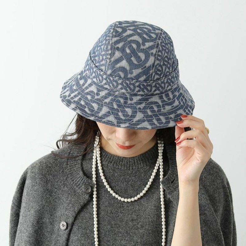 BURBERRY バーバリー バケットハット MONOGRAM PRINT DENIM BUCKET HAT