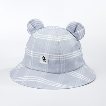 JUMEE -LIGHT BLUE-淺藍格寶寶帽