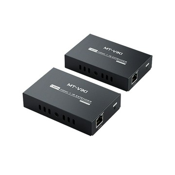 【易控王】150M HDMI+IR網路延伸器 延長器 CAT6 外接電源 支援一對多 (40-171-09)
