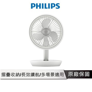 PHILIPS 迷你摺疊循環扇 【15H無線續行】 摺疊扇 戶外風扇 隨身風扇 循環扇 風扇 充電電風扇 ACR2124