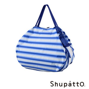 【Shupatto】燈籠型本質系列秒收環保啪啪包-中-強調藍 (SH-S513B-XXAE3)