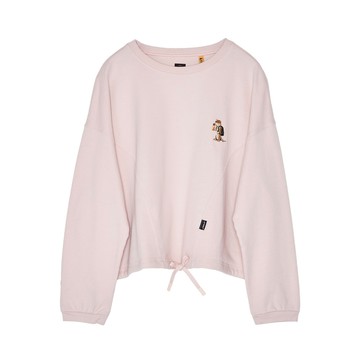 5th STREET｜山形｜女裝｜高山罐頭動物繡長袖T恤｜粉紅