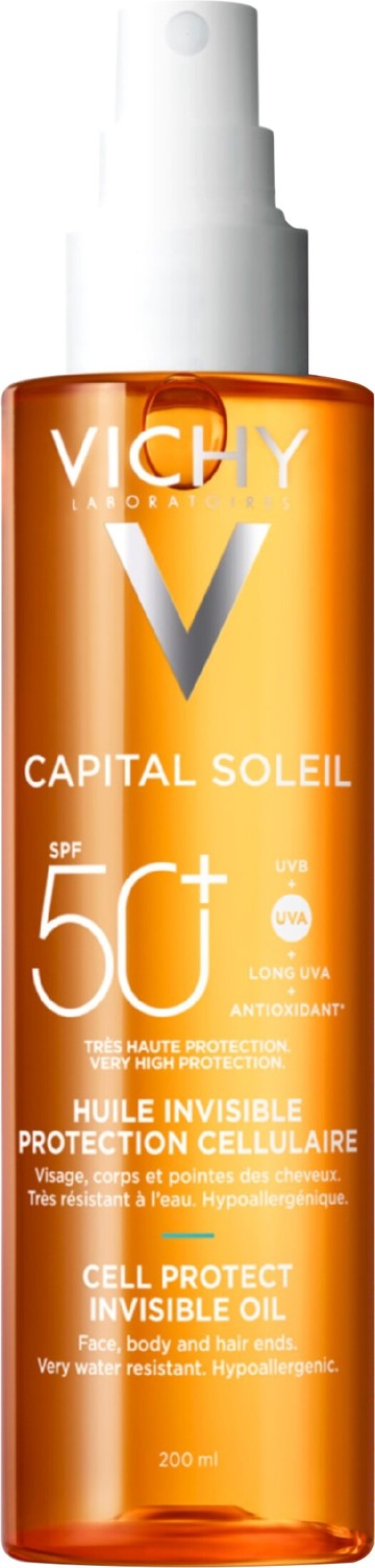 Vichy Capital Soleil Cell Protect Invisible Oil SPF50+ 200ml