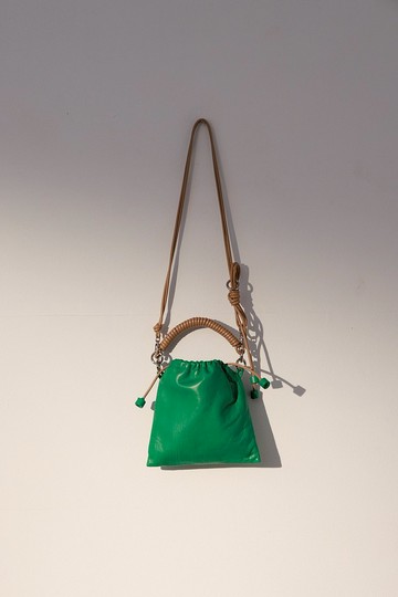 真皮側背包|手提包|斜揹包| 兩用包 |  捲捲電話線 |情人節禮物