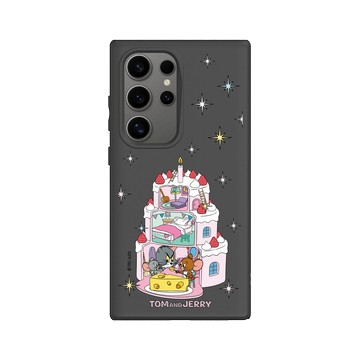 Galaxy S24 Ultra SolidSuit 黑 - 湯姆貓與傑利鼠 Tom and Jerry - 生日快樂!