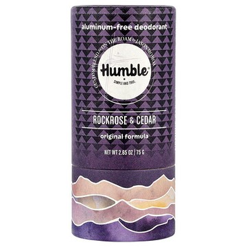 Humble Brands, 無鋁淨味劑，巖玫瑰和雪鬆，2.65 盎司（75 克）
