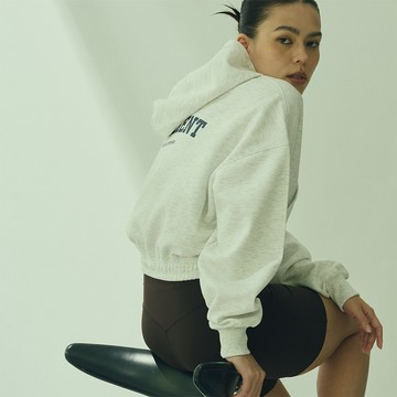 Fluffy550 短版連帽長袖