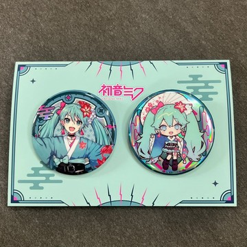 🌟小象免運🌟初音未來 MIKU 和風朋克sofmap 日谷正比Q版套組徽章吧唧