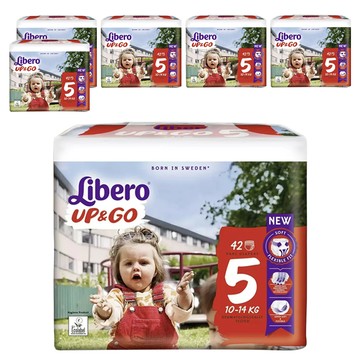 Libero 麗貝樂 Up&Go敢動褲/尿布 10~14kg  L  252片