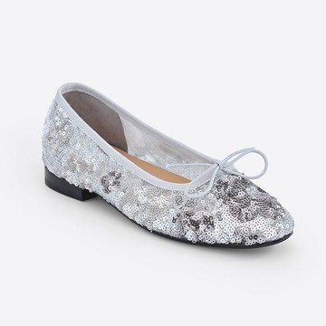 珠片花朵瑪麗珍芭蕾鞋 | 西班牙手工製 | 精緻平底單鞋