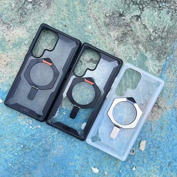 新品上市!!【新店熱銷】UAG同款三星S25Ultra手機殼GalaxyS25plus磁吸支架透明全包防摔套