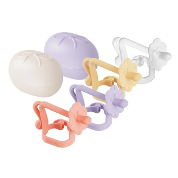 韓國 MOYUUM 白金矽膠手環固齒器收納組-拇指獅(多款可選)