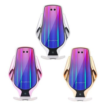 『時尚監控館』紅外線發光無線車用支架 附Type-c發光充電線 台灣現貨