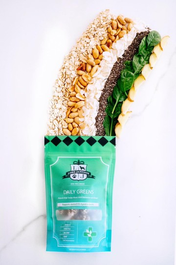 狗狗的蔬菜綠拿鐵【樂健森全有機能量球(菠菜&奇亞籽)】狗零食