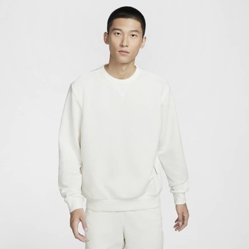 NIKE 耐吉 男長袖上衣-米白色 AS M NK DF SI CREW-FZ0221133