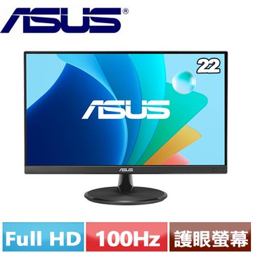 ASUS華碩 22型 VP227HF 護眼電競螢幕