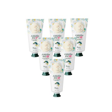 澳洲 G&M 花漾水潤綿羊油綿羊夜用護手霜含維他命E-綠野仙蹤(70g/支 6入組)