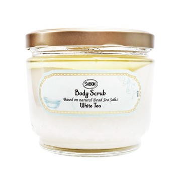 SABON 全新升級 白茶身體磨砂膏  600g  1罐
