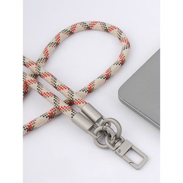 Climbup7mm手機掛繩斜挎可背戶外露營高端鈦原色電話掛繩背帶防丟