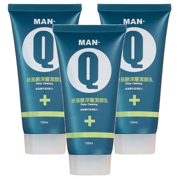 MAN-Q 胺基酸深層潔顏乳  100ml  3條