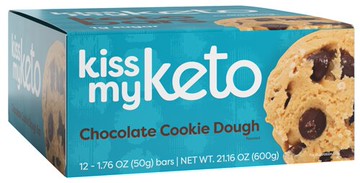 Kiss My Keto Bars Cookie Dough 12 Bars