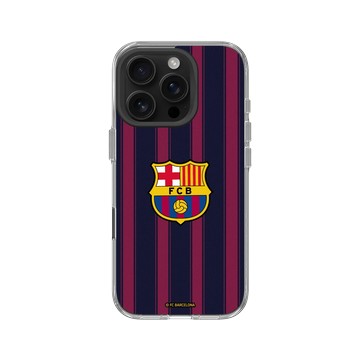 iPhone 16 Pro Clear Case（相機按鈕） 透明 - FC Barcelona - Home Colors