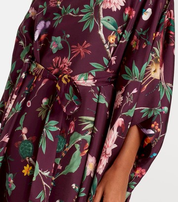 La DoubleJ Square floral silk kaftan